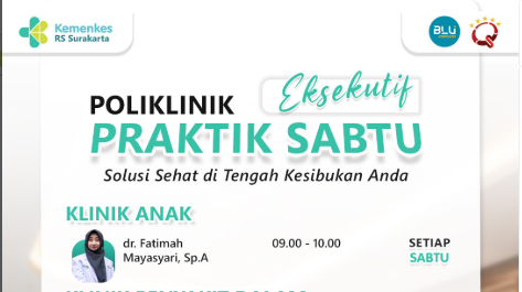Poliklinik Eksekutif Praktik Hari Sabtu